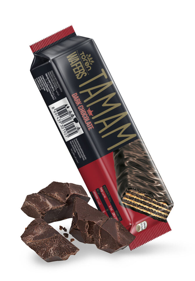 Tamam Dark Chocolate Coated Wafer With Cocoa Cream   CHF 0.60 PIECE